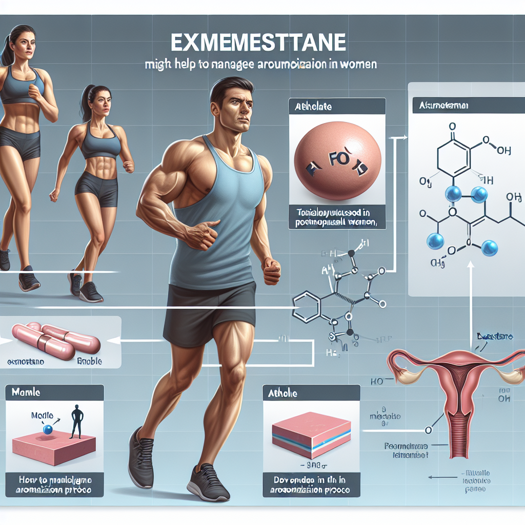 Exemestane as a solution for aromatization management in athletes