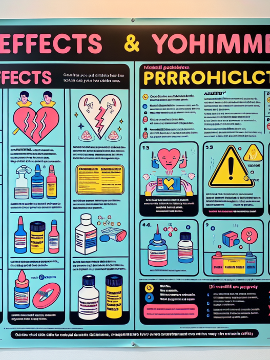 Side effects and precautions of yohimbine hydrochloride use