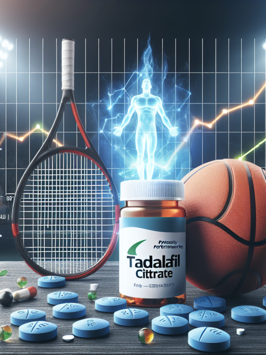 Tadalafil citrate as a performance enhancer in sports