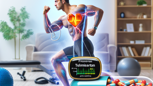 The effects of telmisartan on blood pressure during training