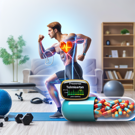 The effects of telmisartan on blood pressure during training