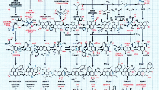 Synthesis pathway of methyltestosterone