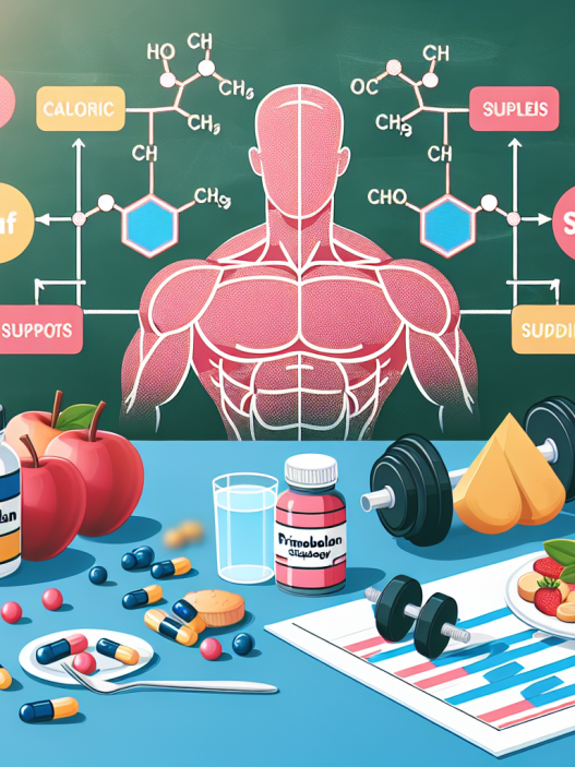 Caloric surplus strategy with primobolan