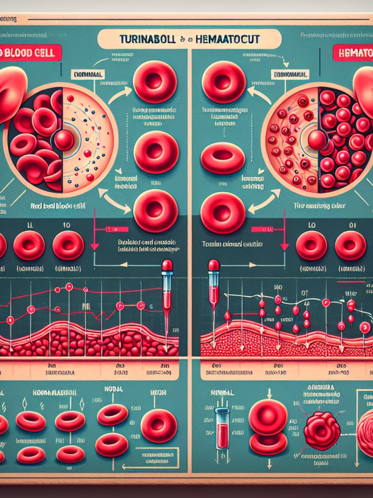 Hematocrit and red blood cell changes from turinabol