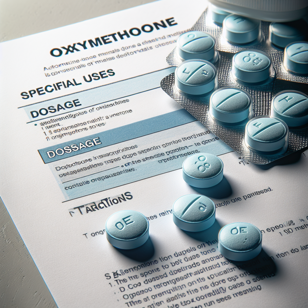 Oxymetholone compresse in women: medical applications